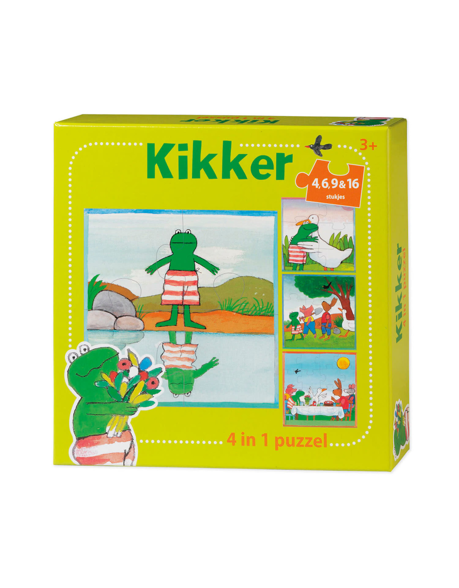 Bambolino Toys Puzzel De Wereld van Kikker 4 in 1  4+6+9+16 stukjes