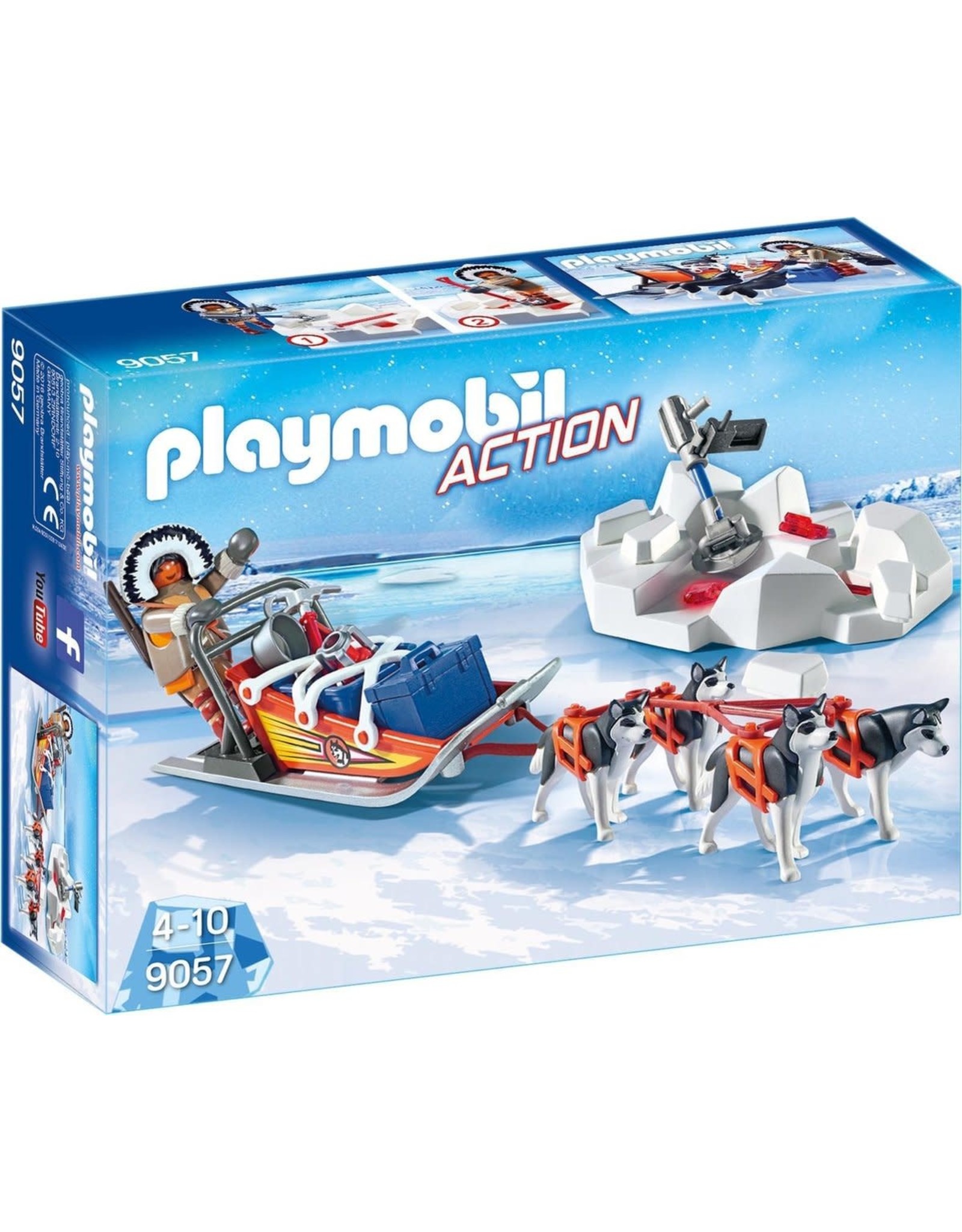 Playmobil Playmobil Action 9057 Poolreizigers met Hondenslee Poolexpeditie