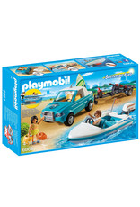 Playmobil Playmobil Summer Fun 6864 Pick-Up met Speedboot en Onderwatermotor