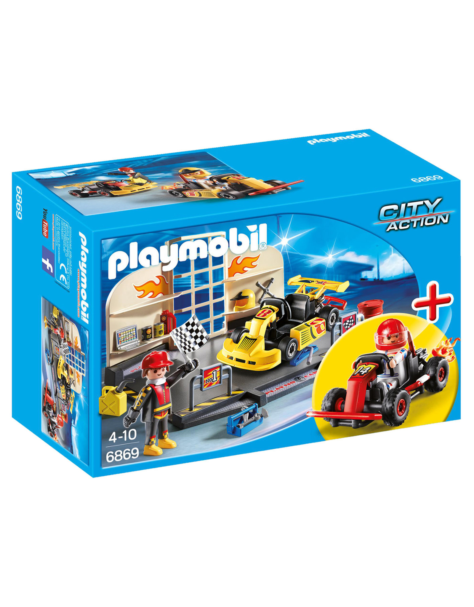 Playmobil Playmobil City Action 6869 Starterset Karting Garage