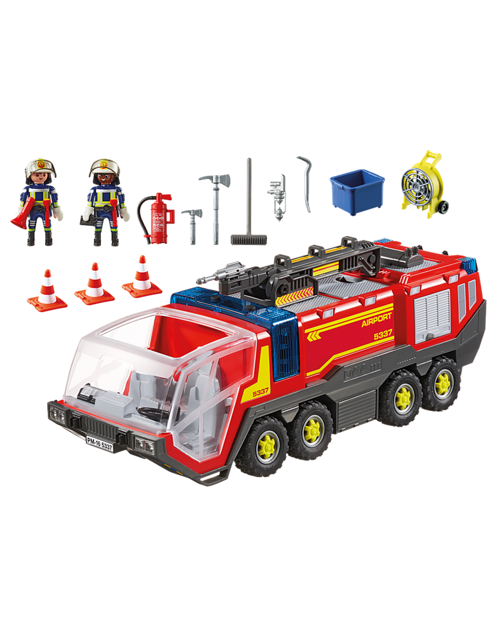 Playmobil Playmobil City Action 5337 Luchthavenbrandweer met Licht en Geluid