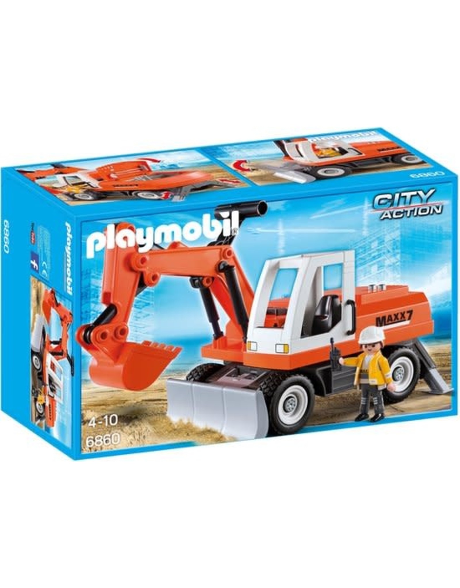 Playmobil Playmobil City Action 6860 Sleepgraver met Verstelbaar Blad
