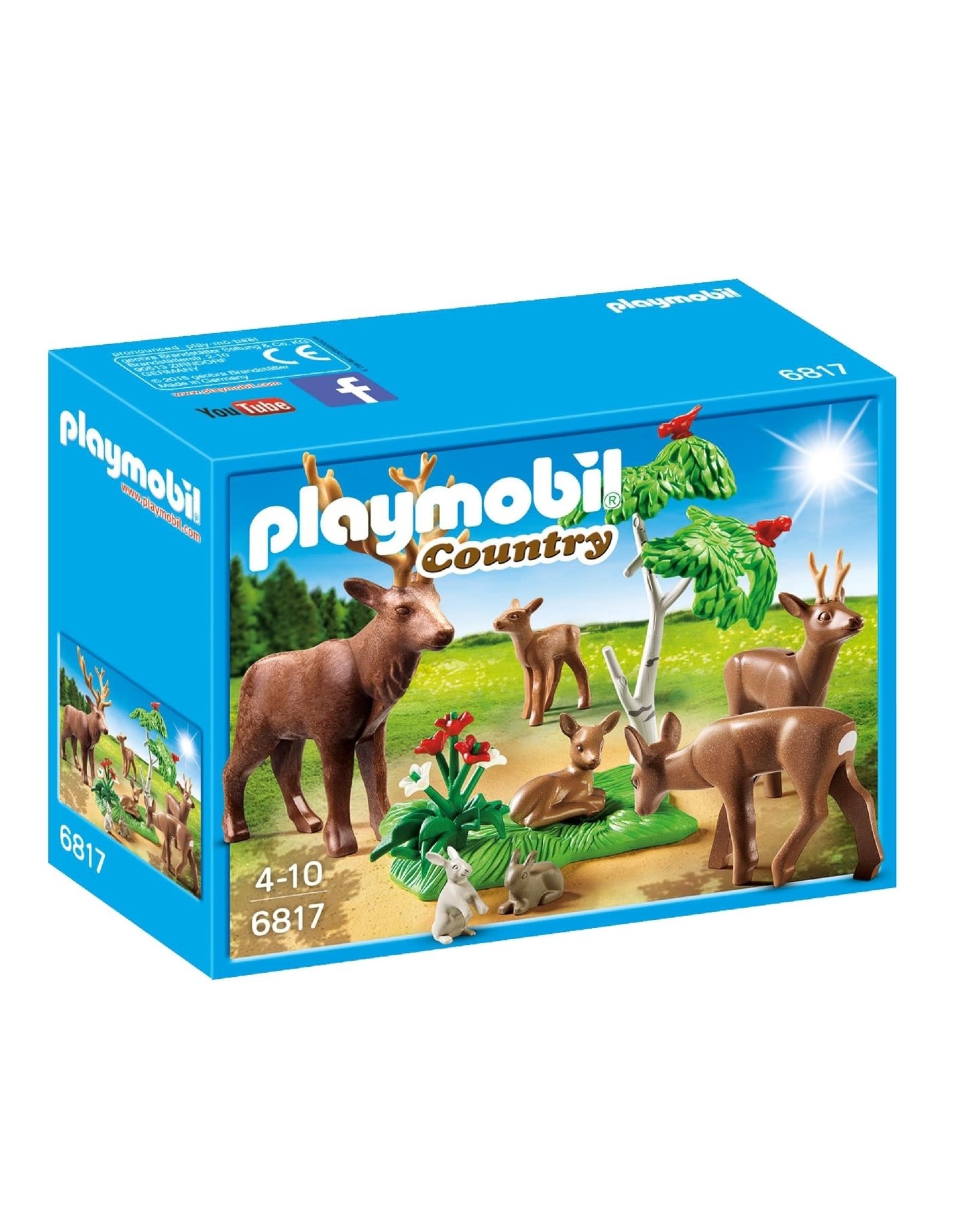 Playmobil Playmobil Country 6817 Hertenfamilie met Kalfje