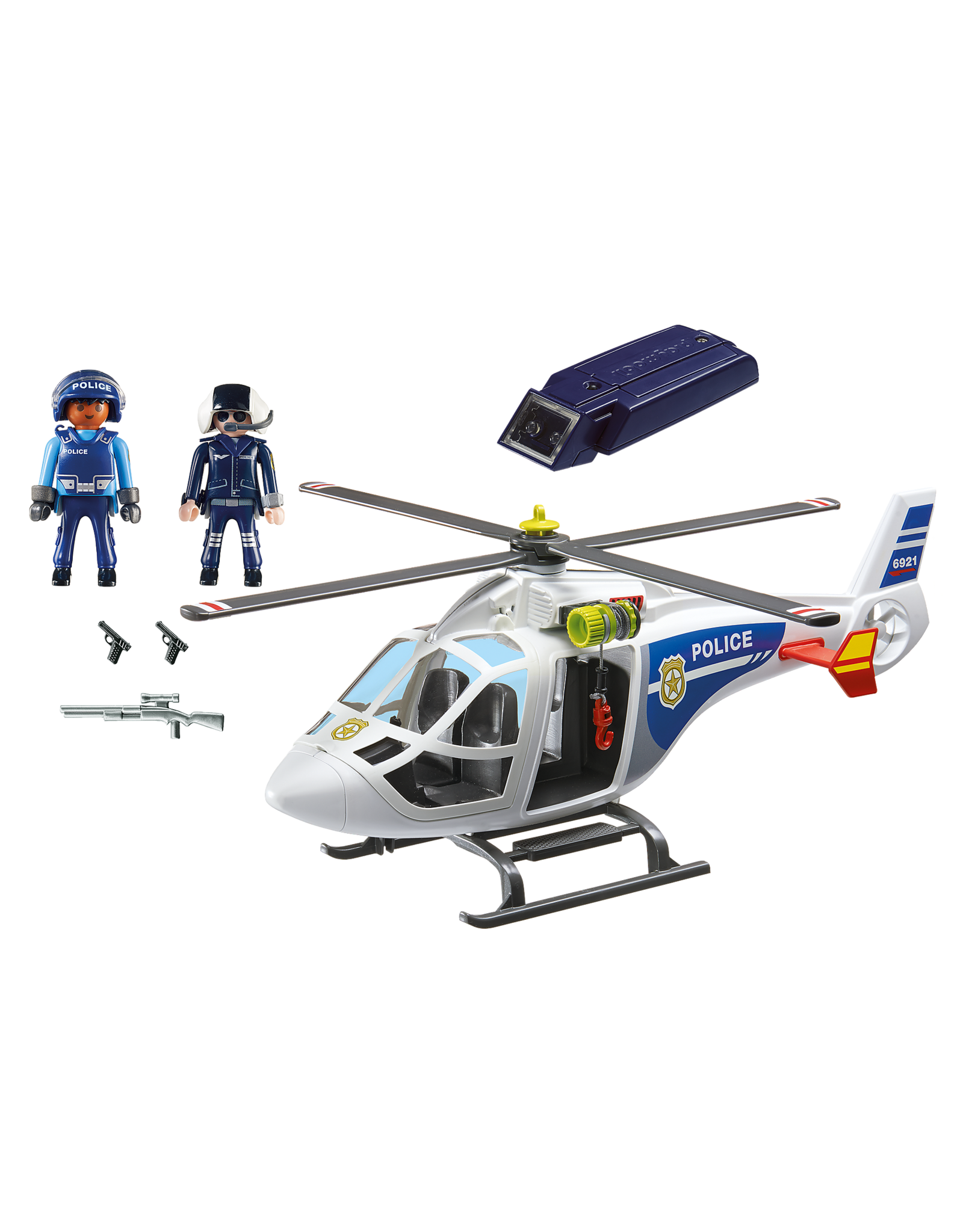 Playmobil Playmobil City Action 6921 Politiehelicopter met Led-zoeklicht