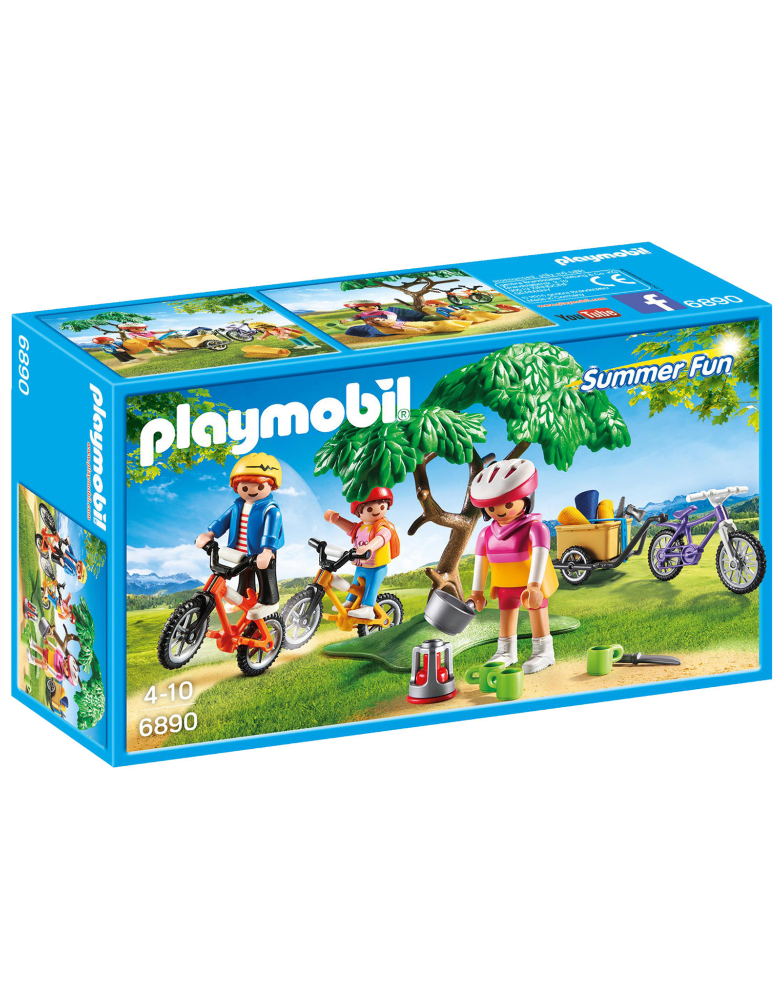 Playmobil Playmobil Summer Fun 6890 Mountainbiketocht met Bolderwagen