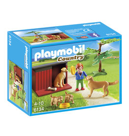 Playmobil Playmobil Country 6134 Golden Retrievers met Puppy's