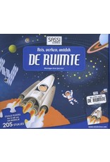 Sassi Science Sassi  Reis, werken en ontdek De Ruimte  puzzel+boekje  205 stukjes