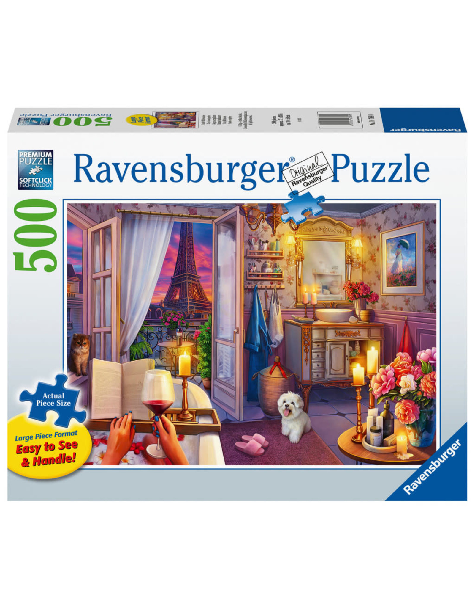 Ravensburger Ravensburger Puzzel 167890  Knusse Badkamer 500 stukjes XXL