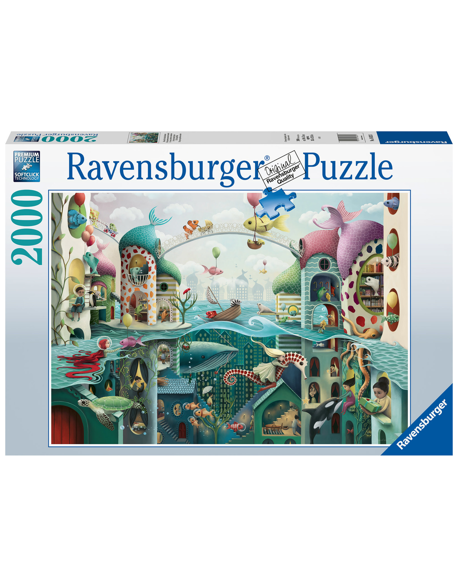 Ravensburger Ravensburger Puzzel 168231 Als vissen konden lopen (If Fish could Walk) 2000 stukjes