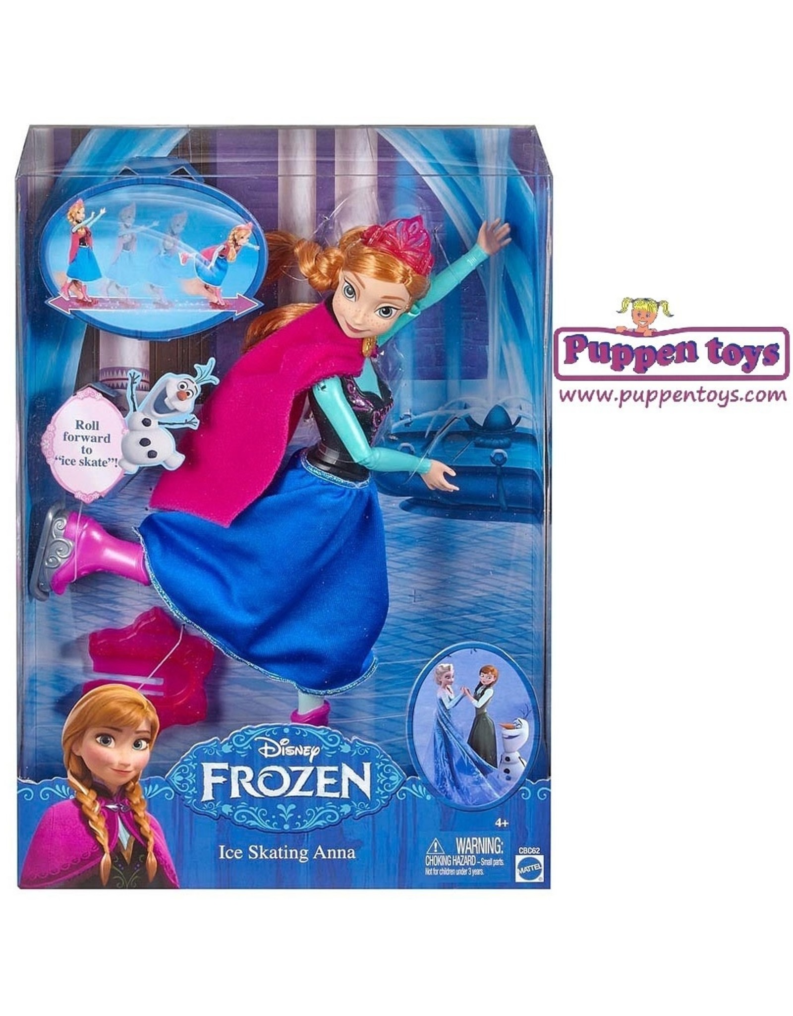 Mattel Frozen  Schaatsende Anna  - Skating Anna