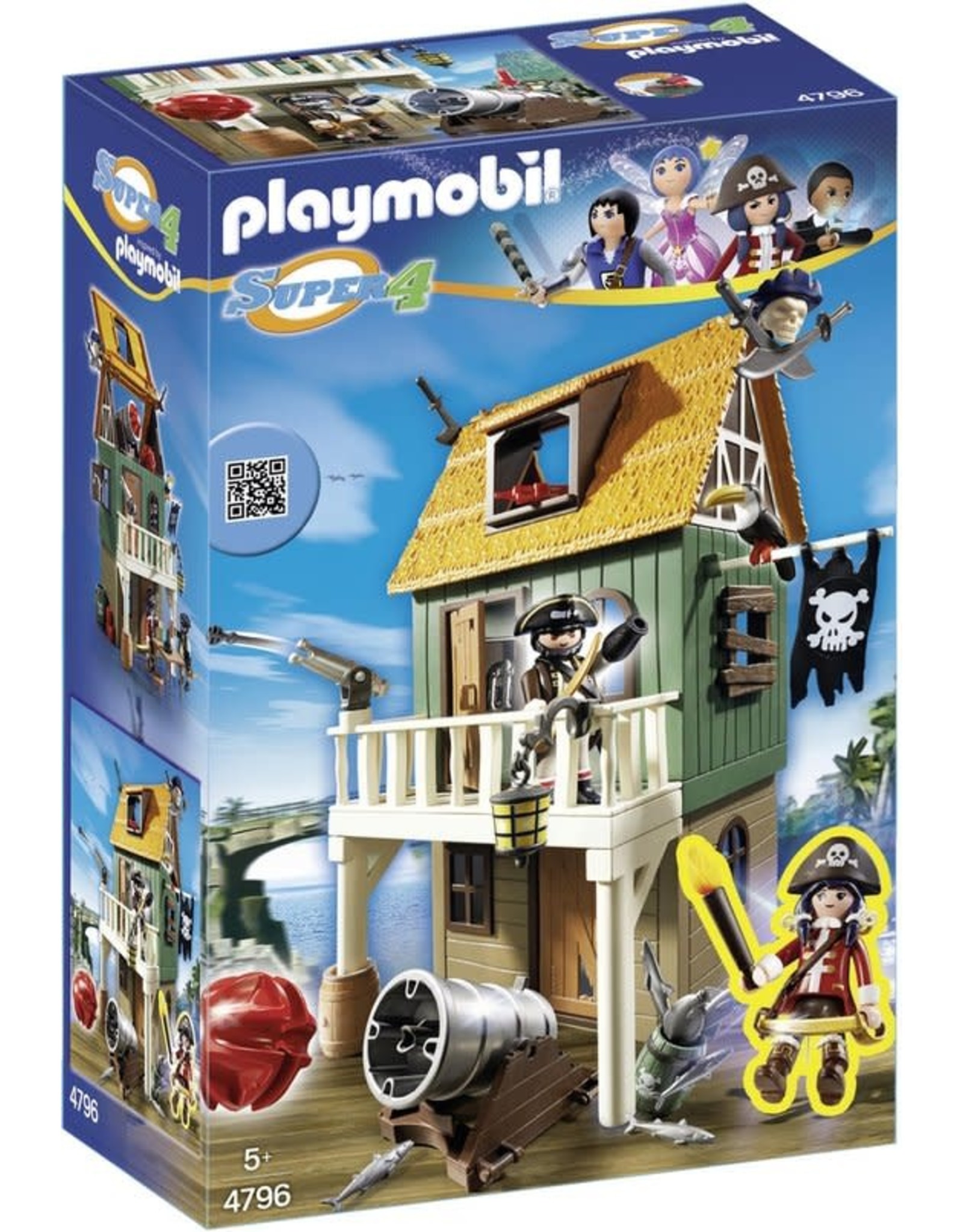 Playmobil Playmobil  4796 Super 4 Geheime piratenvesting met Ruby Red
