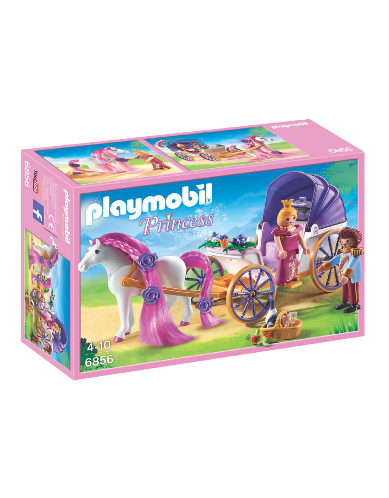 Goed doen Overblijvend Dicht Playmobil Playmobil Princess 6856 Koninklijke Koets met Paard - Marja's Shop