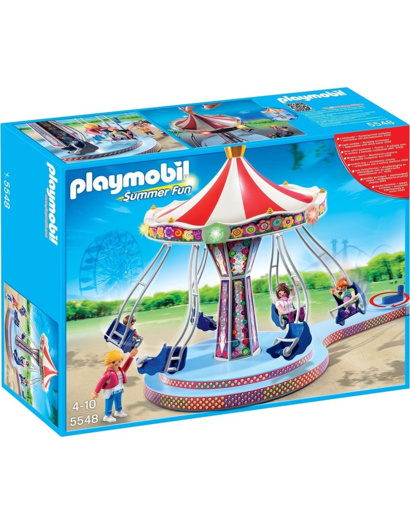 Playmobil Playmobil Summer Fun 5548 Zweefmolen met Kleurrijke Verlichting