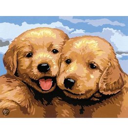 Ravensburger Schilderen op Nummer 284016 Schattige Puppies