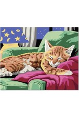 Ravensburger Schilderen op Nummer 284252 Welterusten Katje