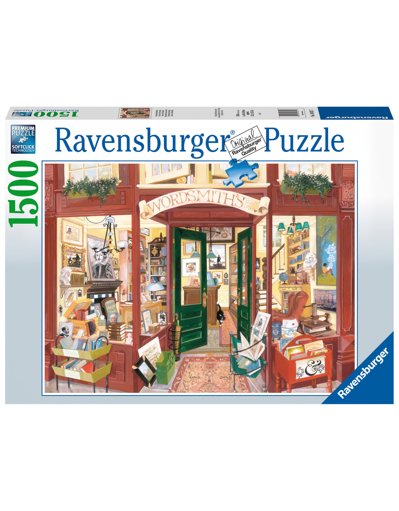 Ravensburger Ravensburger Puzzel 168217 Wordsmith's Bookshop 1500 stukjes