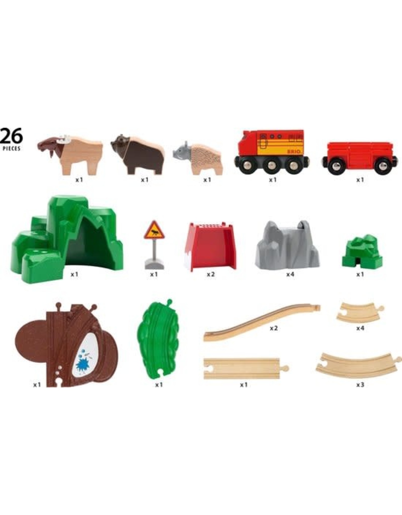 Brio Brio 33988 Noordelijke Dierenset - Nordic Animal Set