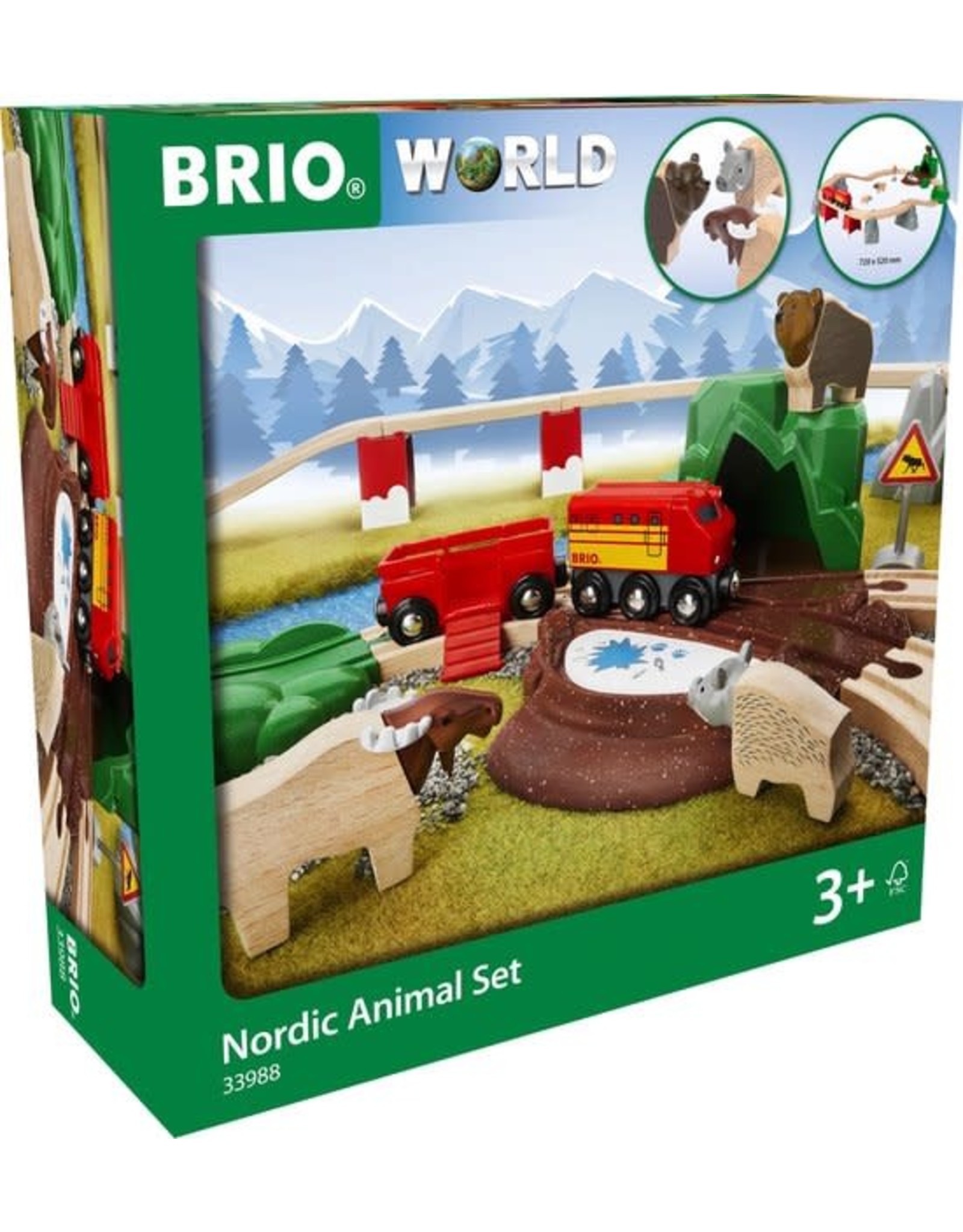 Brio Brio 33988 Noordelijke Dierenset - Nordic Animal Set