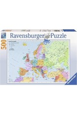 Ravensburger Ravensburger Puzzel 144303  Politieke Kaart Van Europa 500 stukjes
