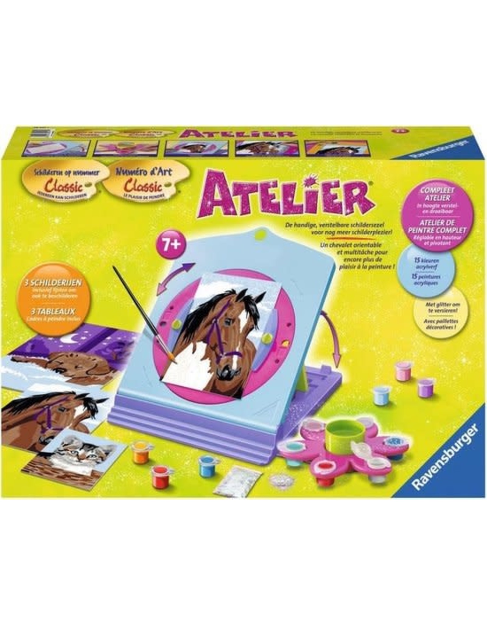 Ravensburger Schilderen op Nummer 285471 Atelier Paarden