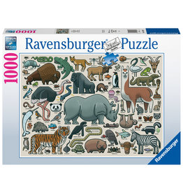 Ravensburger Ravensburger Puzzel 168071 Wilde Dieren 1000 stukjes