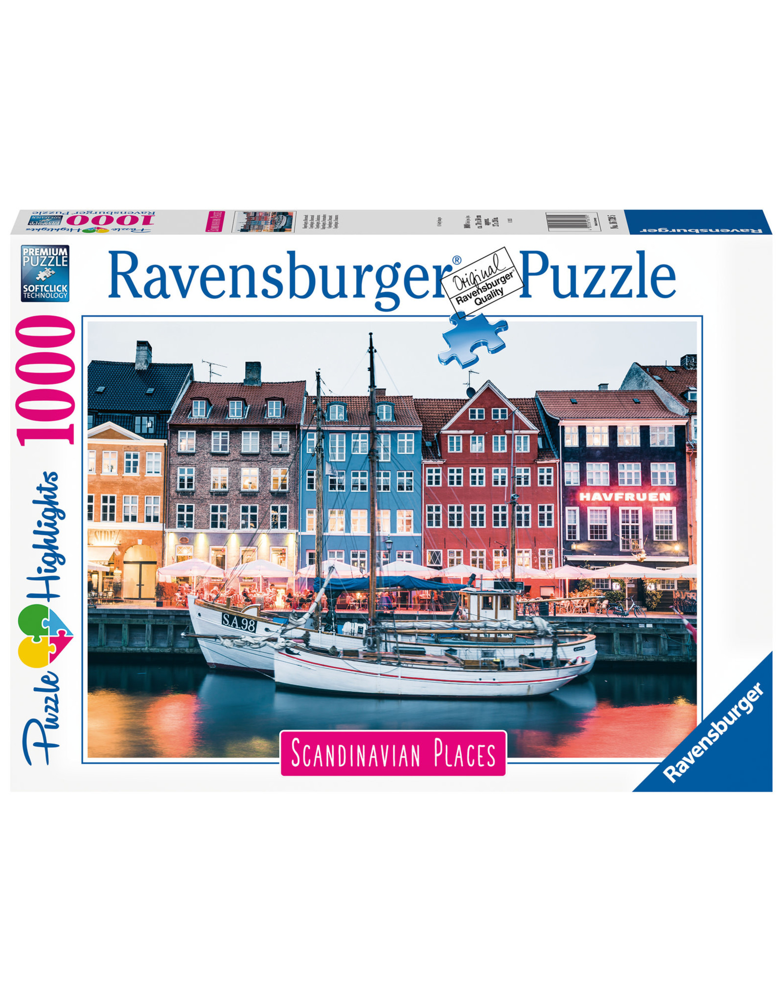 Ravensburger Ravensburger Puzzel 167395 Kopenhagen, Denemarken 1000 stukjes