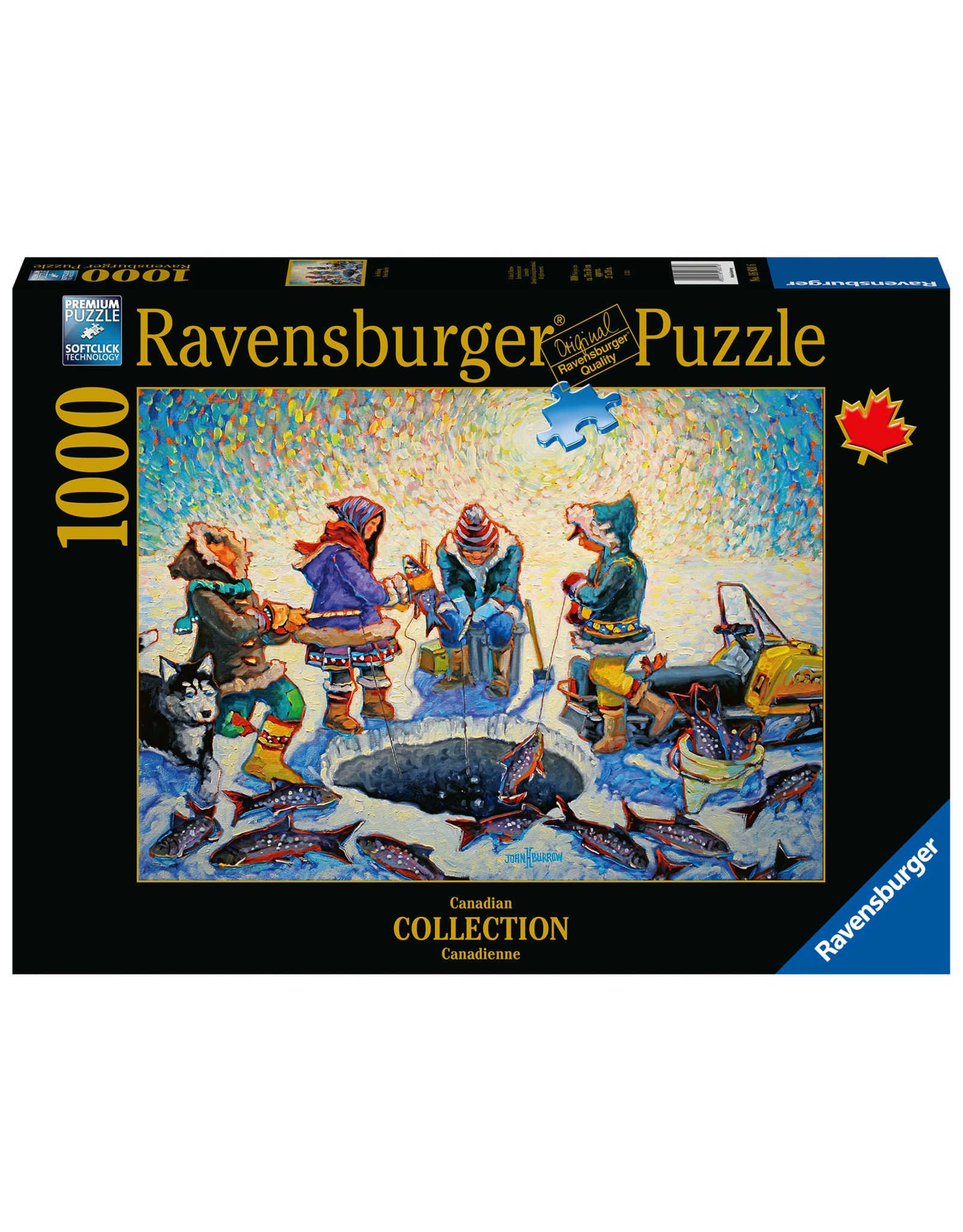 Ravensburger Ravensburger Puzzel 168316 Canada, IJsvissen 1000 stukjes