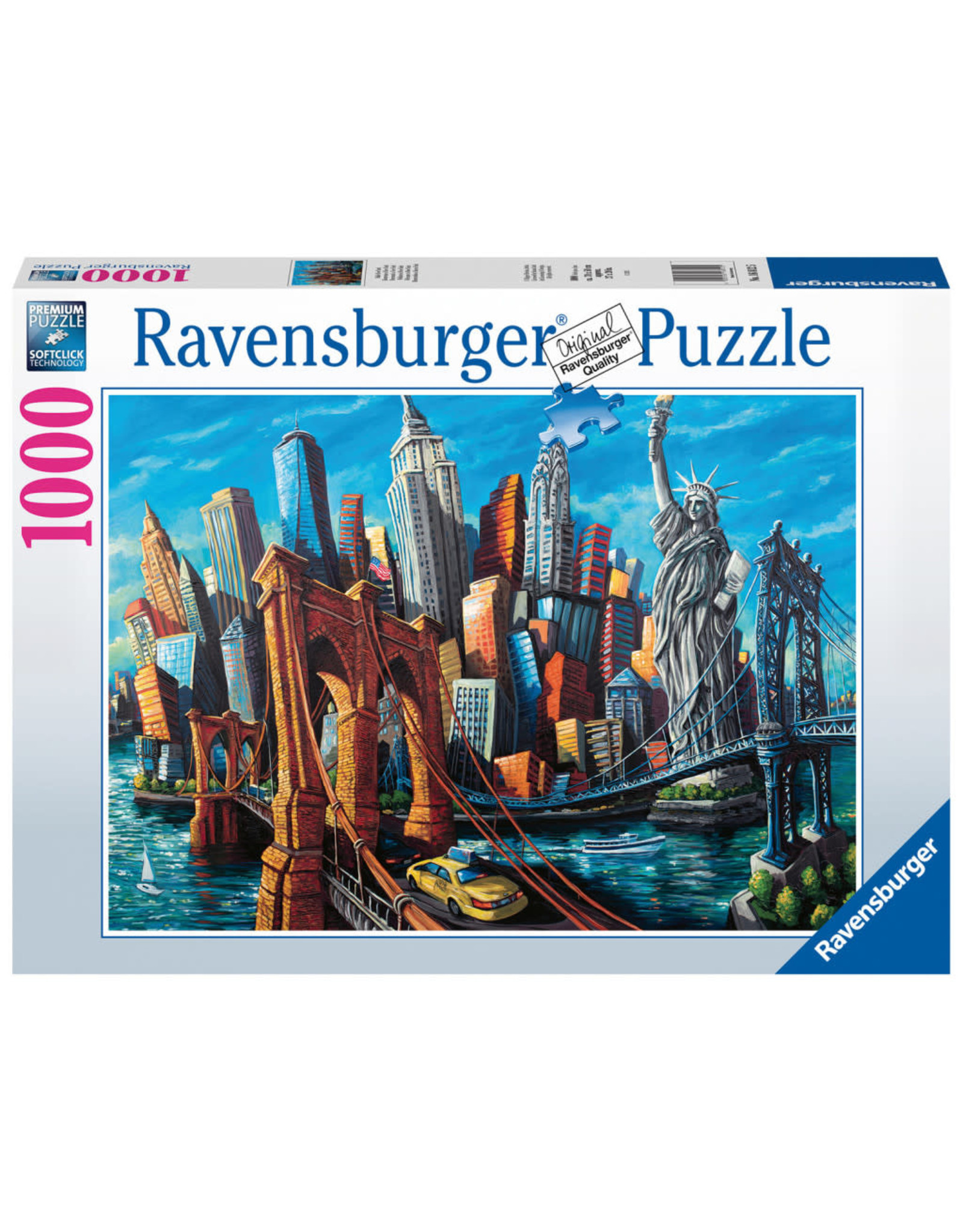 Ravensburger Ravensburger Puzzel 168125 Welkom in New York 1000 stukjes