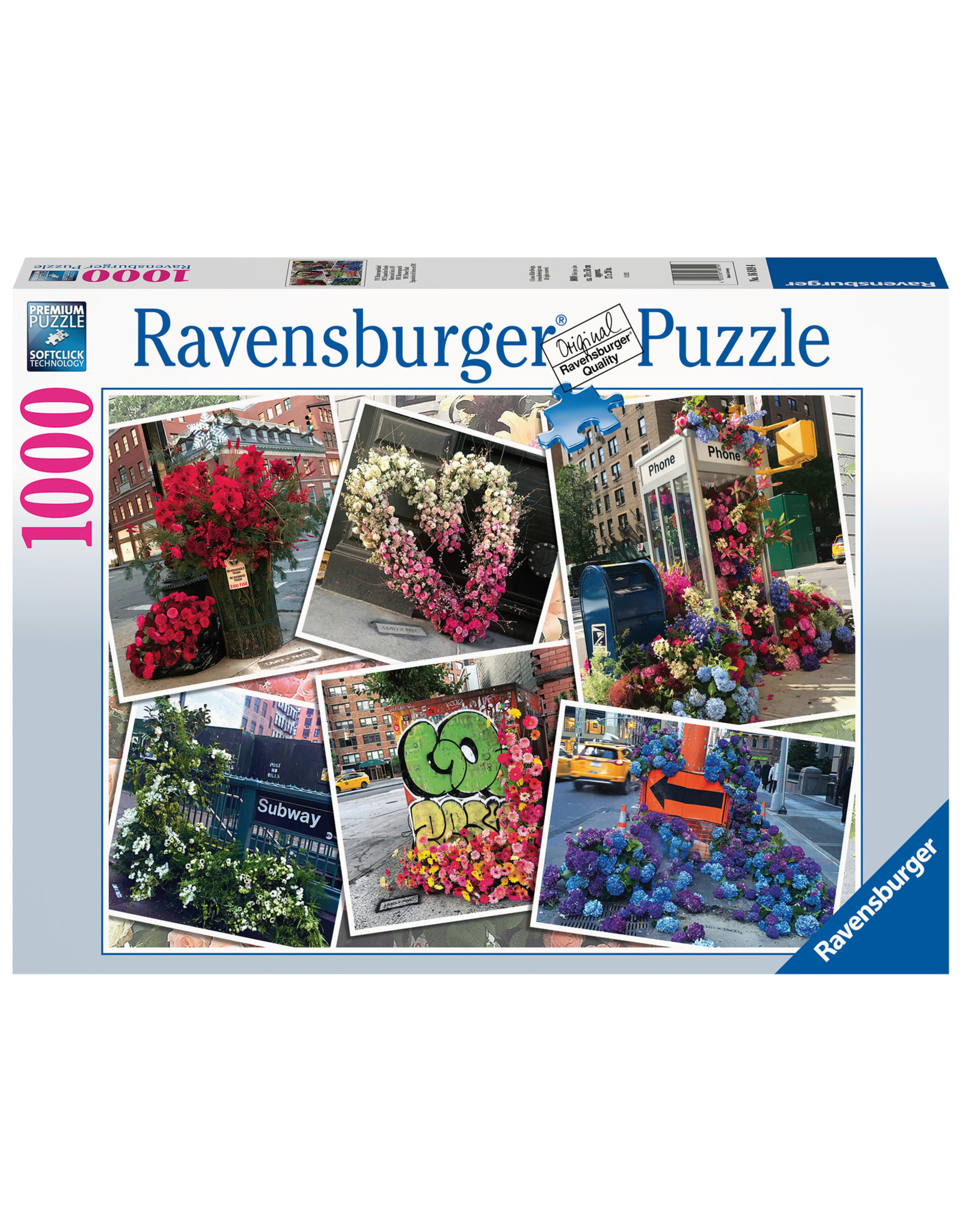 Ravensburger Ravensburger Puzzel 168194 New York City  Bloemenpracht 1000 stukjes