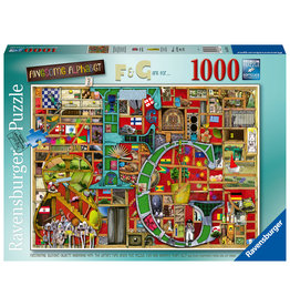 Ravensburger Ravensburger Puzzel Colin Thompson167616 Awesome Alphabet F & G 1000 stukjes