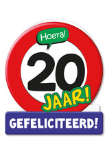 Paper Dreams Wenskaarten - 20 Jaar Verkeersbord