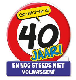 Paper Dreams Wenskaarten - 40 Jaar Verkeersbord