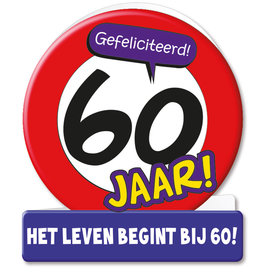 Paper Dreams Wenskaarten - 60 Jaar Verkeersbord