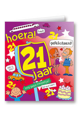 Paper Dreams Wenskaarten - 21 Jaar Cartoon