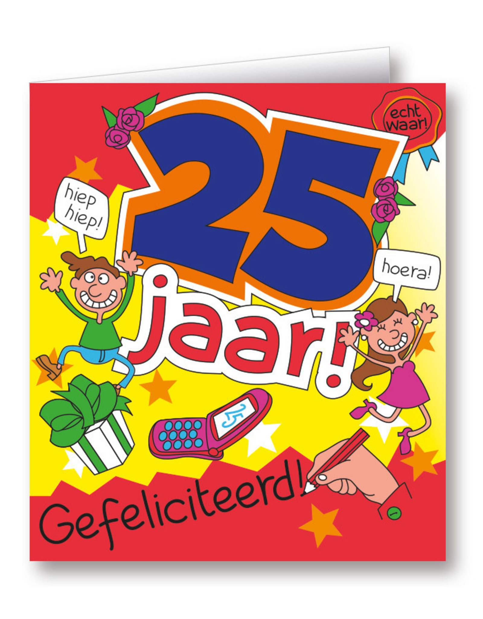 Paper Dreams Wenskaarten - 25 Jaar Cartoon