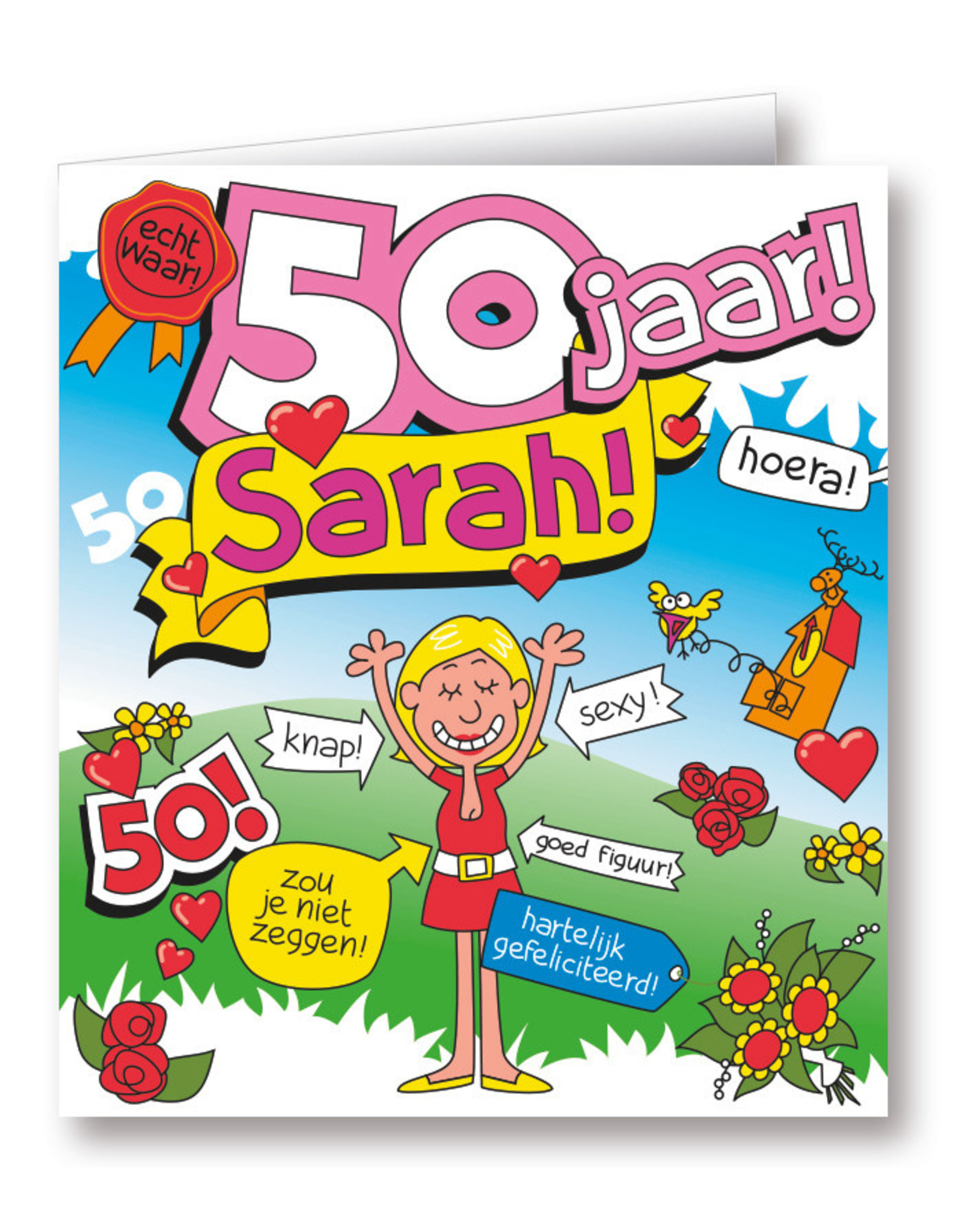 Paper Dreams Wenskaarten - Sarah Cartoon