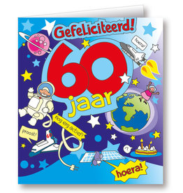 Paper Dreams Wenskaarten - 60 Jaar Cartoon