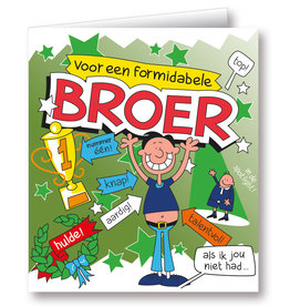 Paper Dreams Wenskaarten - Broer Cartoon