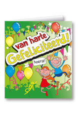 Paper Dreams Wenskaarten - Van Harte Gefeliciteerd Cartoon