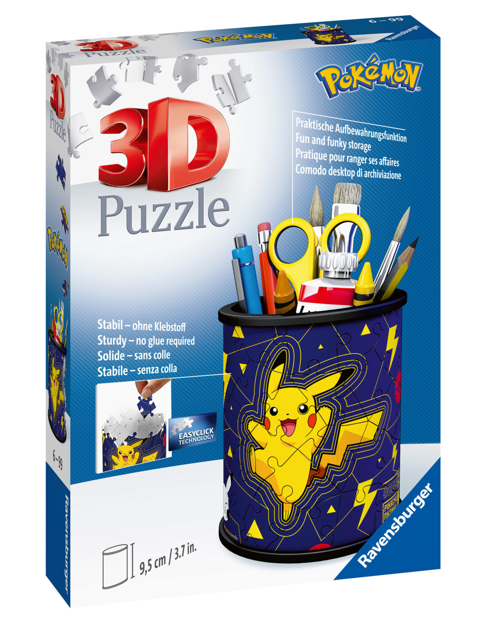 Ravensburger Ravensburger 3D Puzzel 112579 Pennenbak Pokémon (54 stukjes)