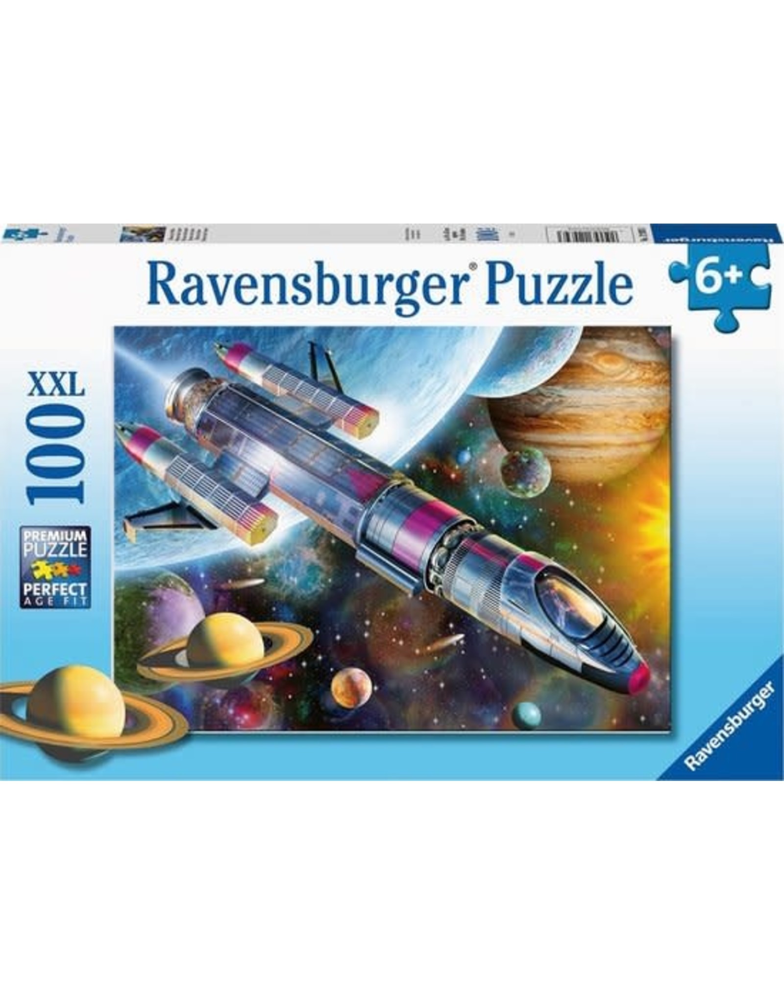 Ravensburger Ravensburger Puzzel 129393  Missie in de Ruimte  100 stukjes XXL