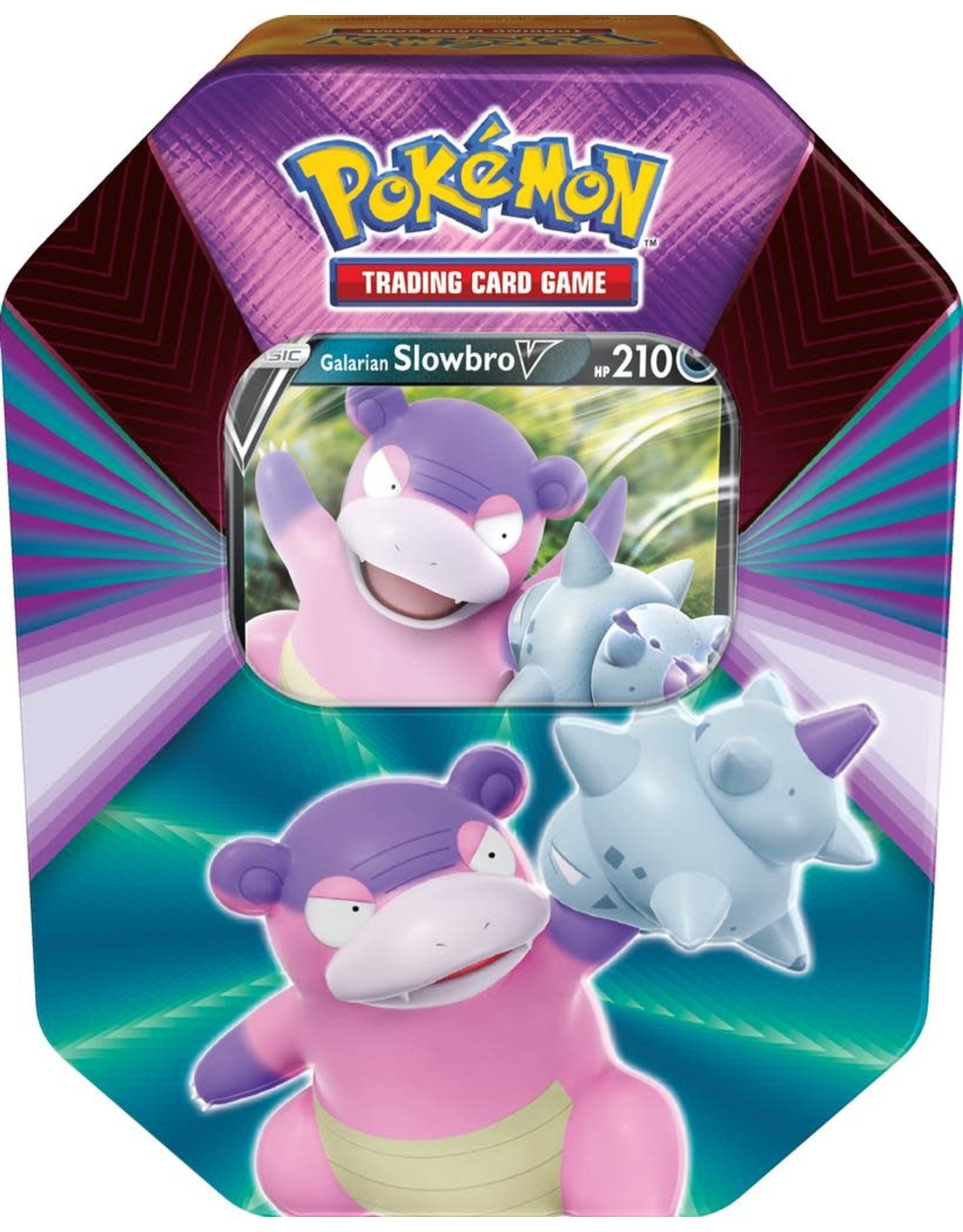 The Pokemon Company Pokémon TCG Spring V Tin 2021 - Galarian Slowbro