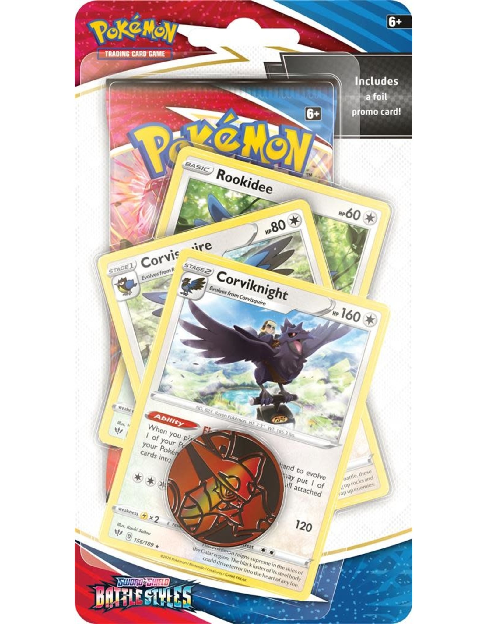 The Pokemon Company POK TCG Sword & Shield Battle Styles Premium Check