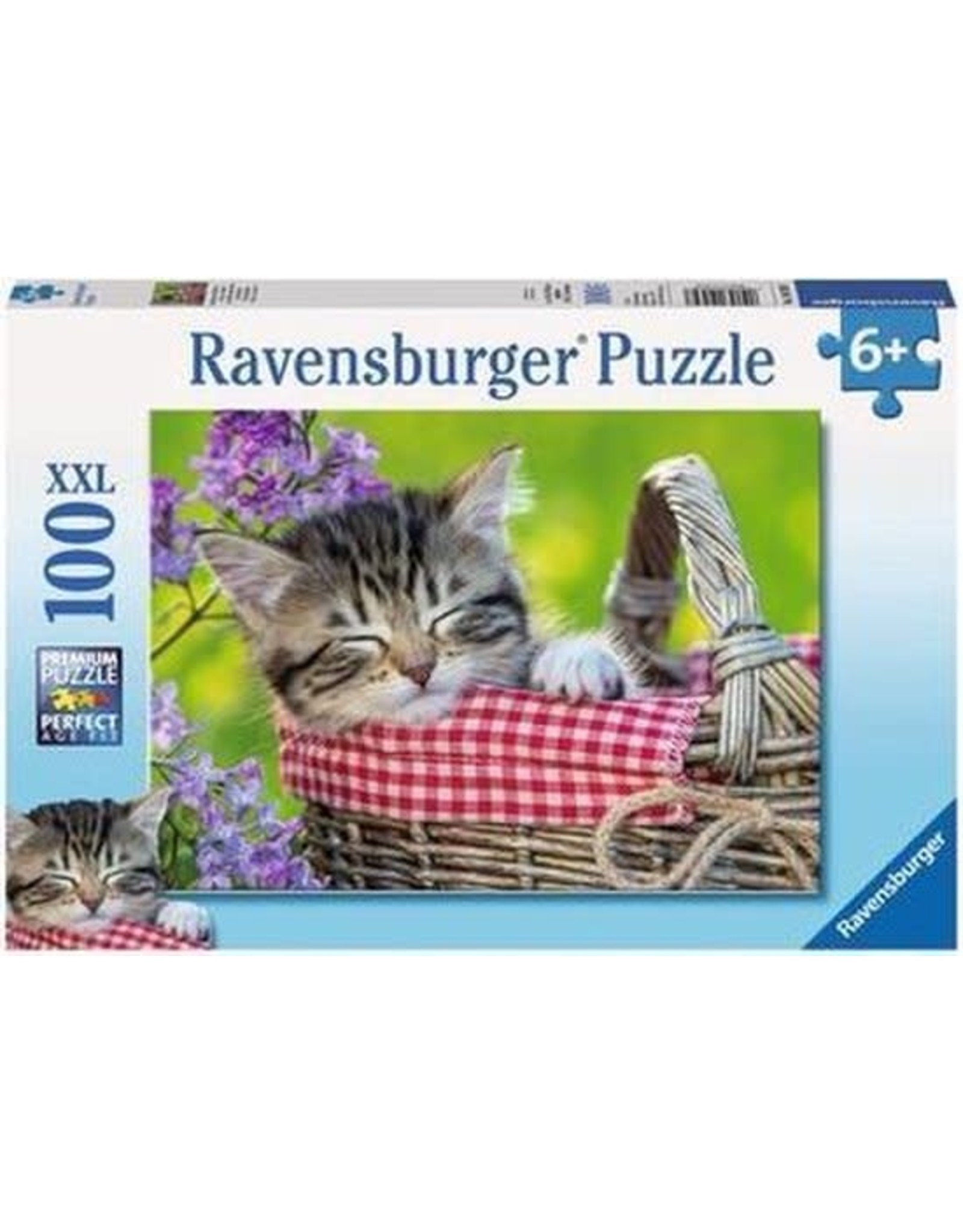 Ravensburger Ravensburger Puzzel XXL Slapend Katje 100stukjes
