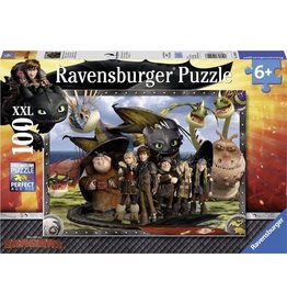 Ravensburger Ravensburger Puzzel  XXL Toothless & Friends Frozen 100 stukjes