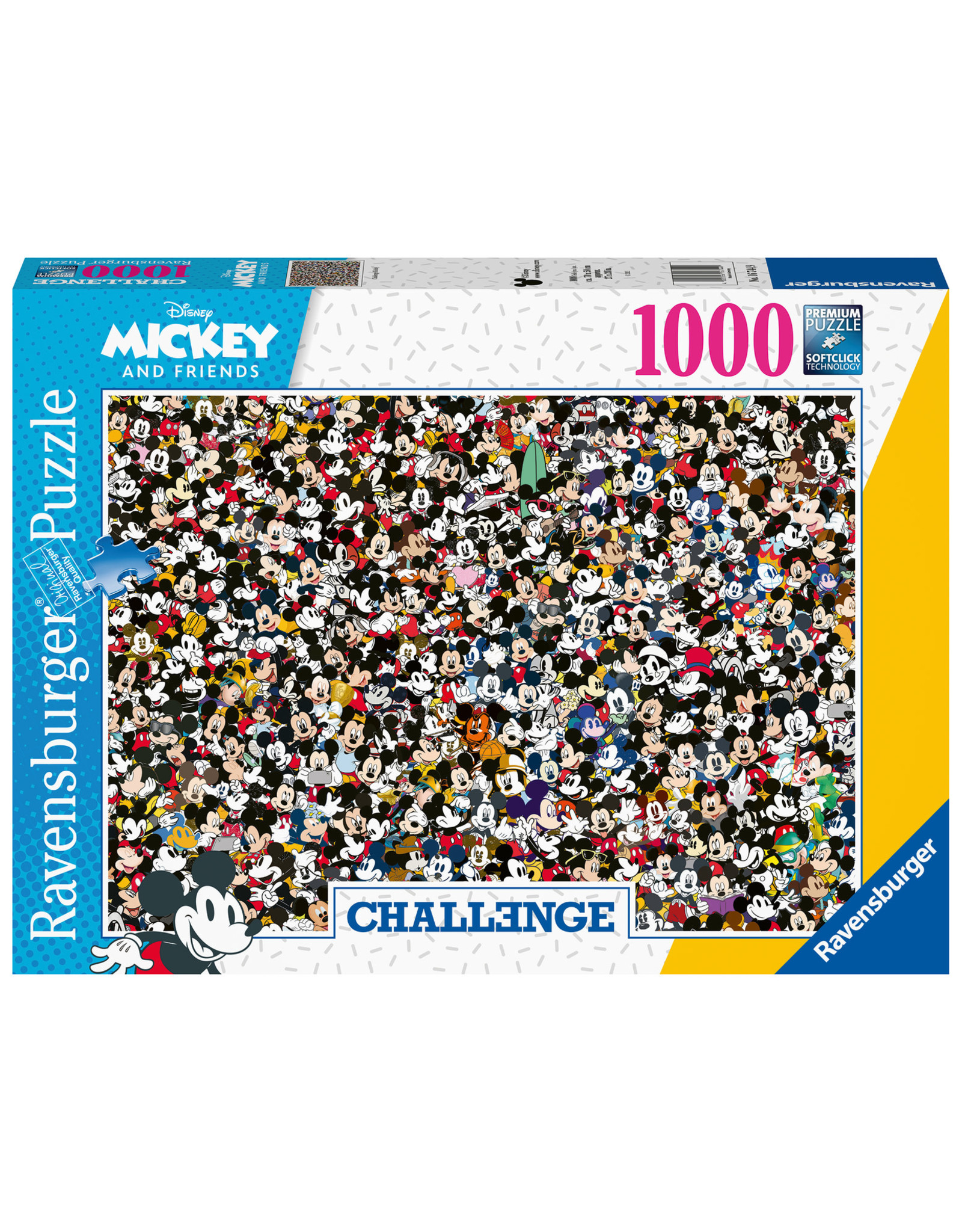 Ravensburger Ravensburger Puzzel 167449 Challenge Disney Mickey  1000 stukjes