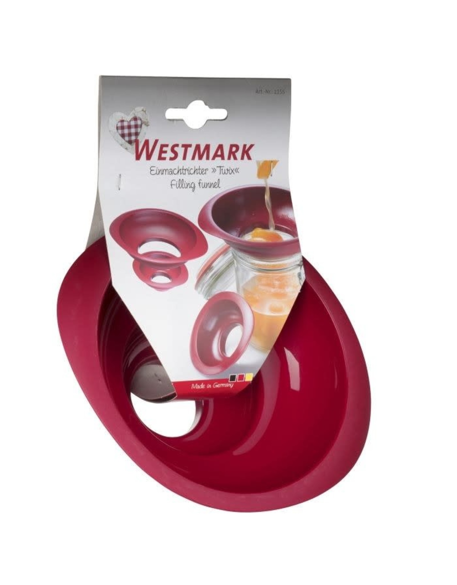 Westmark Westmark Vultrechter "Twix" Plastic, Rood- 2 Stuks