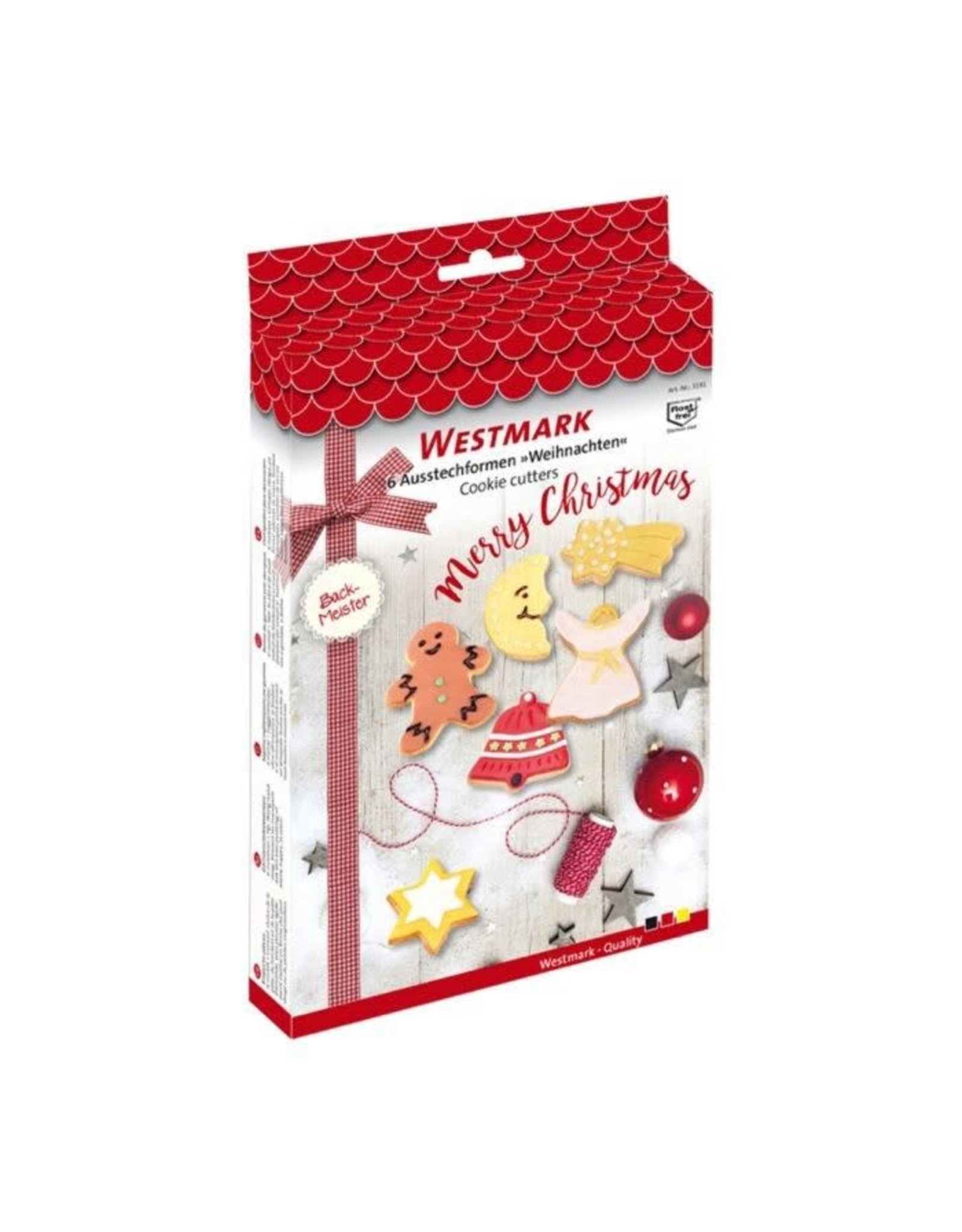 Westmark Westmark Set van Uitsteekvormen Kerst, 6 Stuks