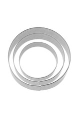 Westmark Westmark Set van Uitsteekvormen Ring Glad  RVS - 3 stuks ( 4cm, 5cm, 6cm)