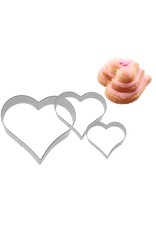 Westmark Westmark Set van Uitsteekvormen Hart - 3 Stuks ( 2cm, 3cm, 4cm)